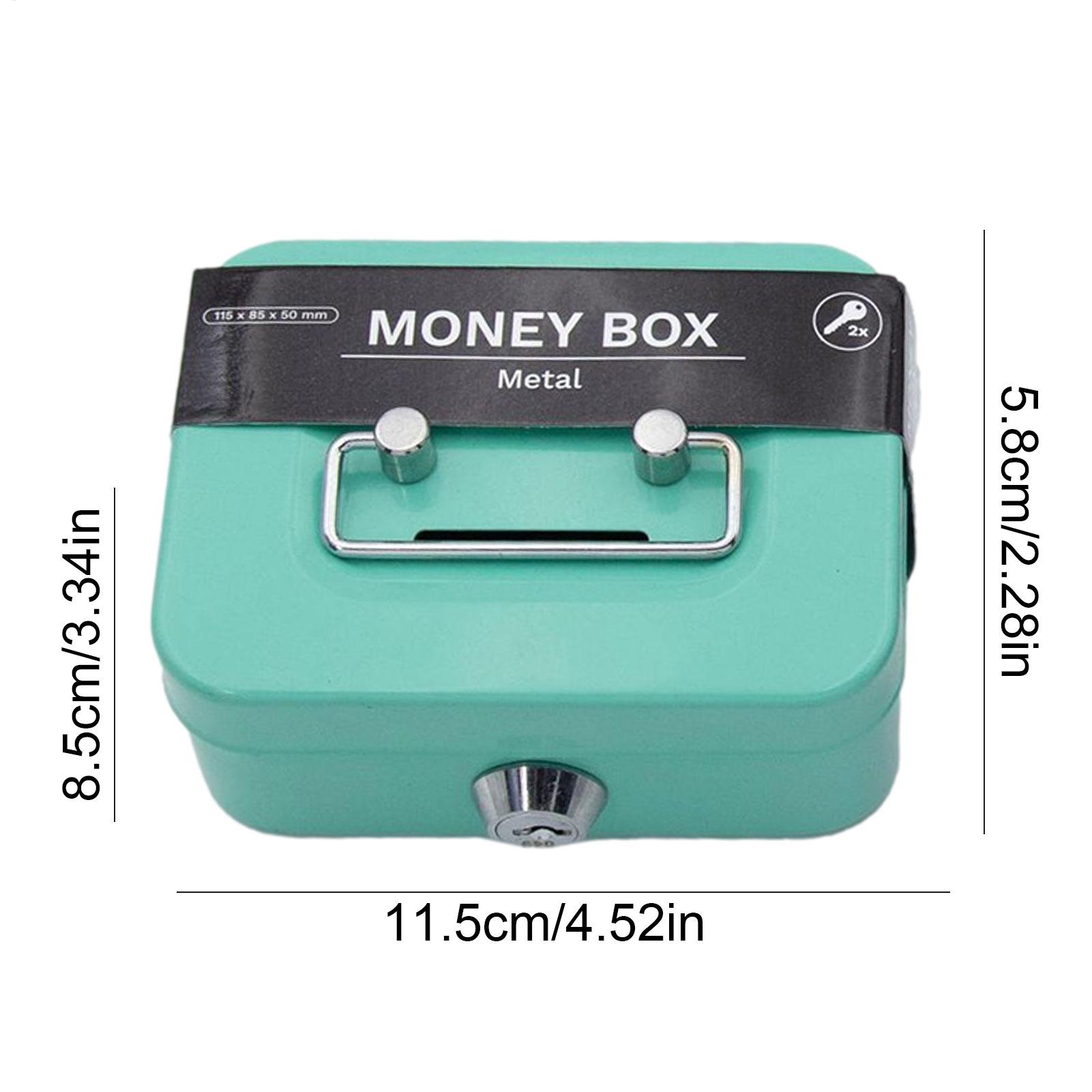 Mini Metal Safe Lock Box Porta - Home Office For Passport ulasan dan harga