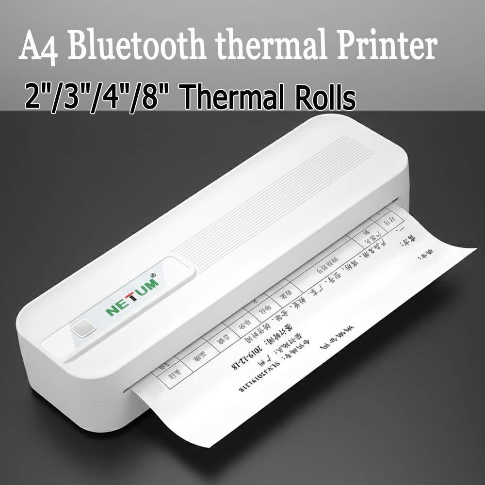 Portable A4 Thermal Printer In - Home Office Travel Document ulasan dan harga