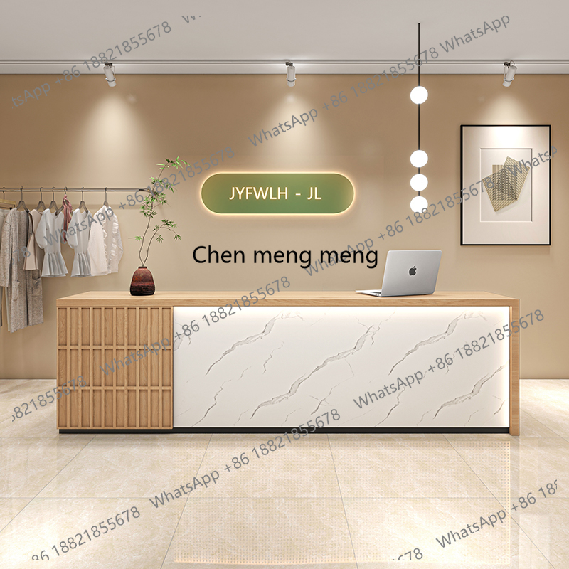 Display Welcome Reception Desk - Home Office Industrial Design ulasan dan harga