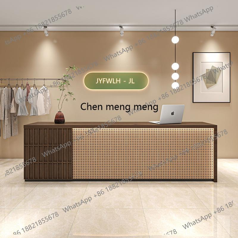 Display Welcome Reception Desk - Home Office Industrial Design ulasan dan harga