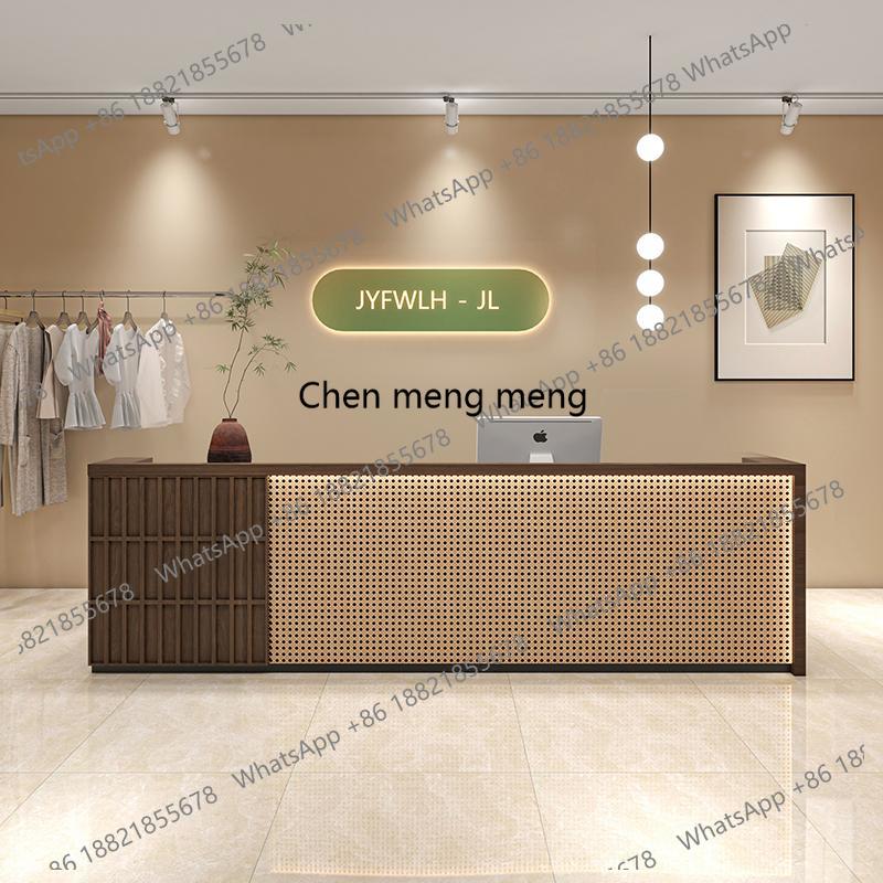 Display Welcome Reception Desk - Home Office Industrial Design ulasan dan harga