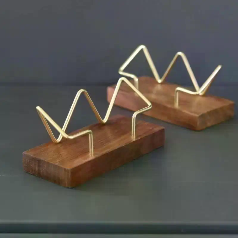Wooden Business Card Holder Or - Home Or Office Use ulasan dan harga