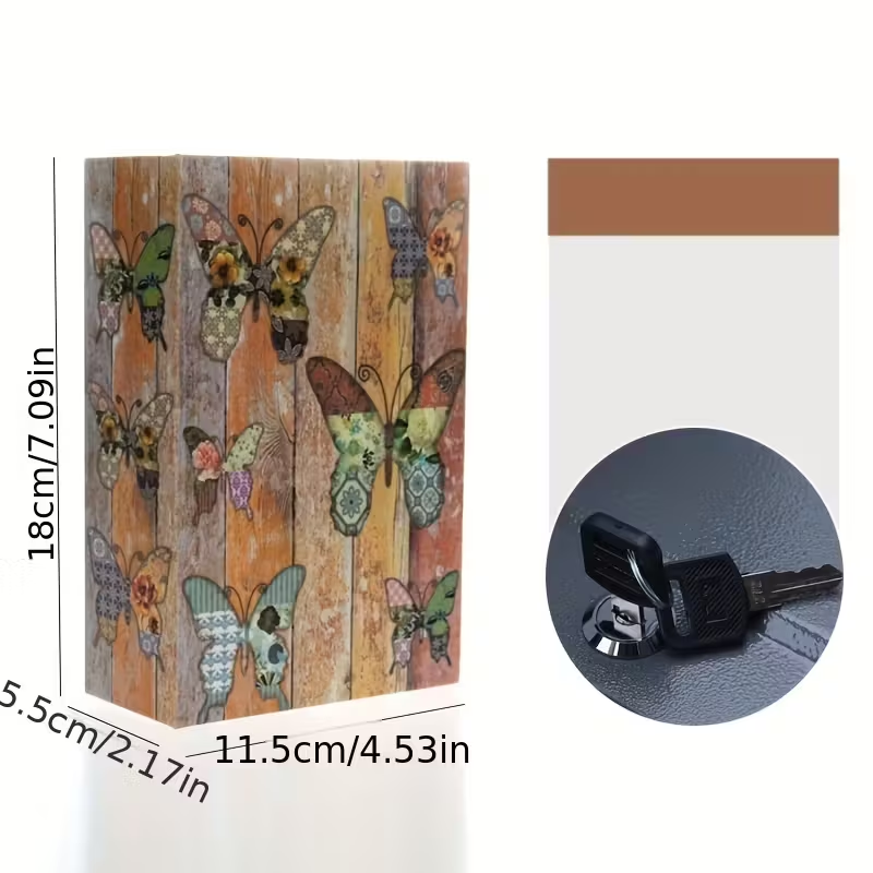 1 Piece, Book Safe with Key Lo - Home Office For Passport ulasan dan harga
