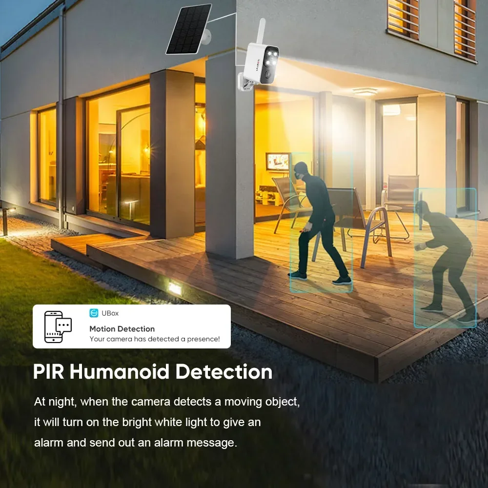 LS VISION Outdoor Solar Camera - Home Office Zoom ulasan dan harga