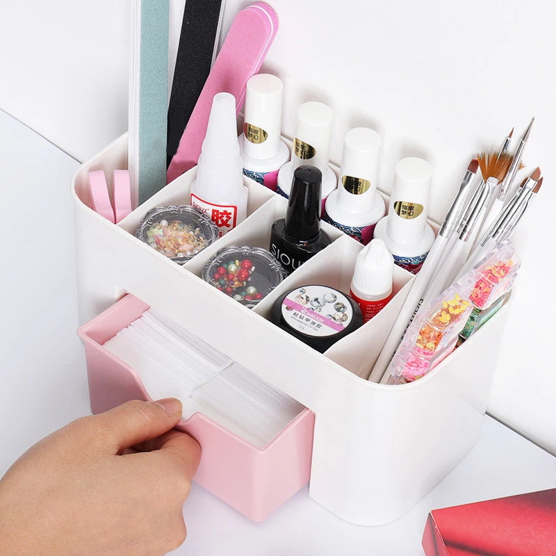 Nail Art Organizer Desktop Dra - File Cabinet Drawer ulasan dan harga
