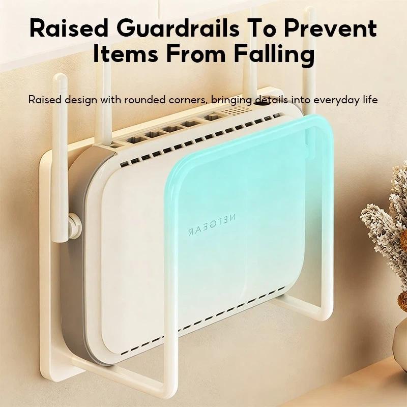 No Punch Wall Router Bracket S - Home Office Organization ulasan dan harga
