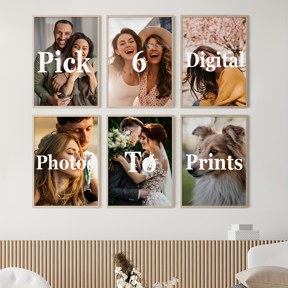 6pcs/set Custom Canvas Prints  - Home Office Photos ulasan dan harga
