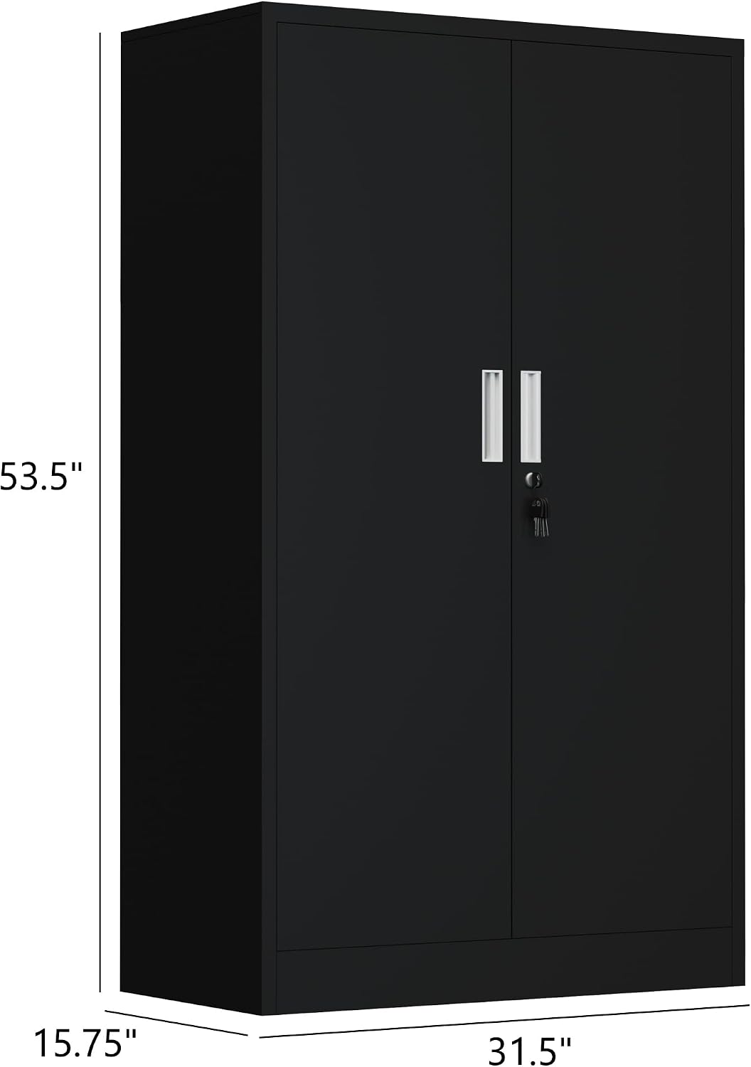53.5 Inch Tall Metal Lockable  - Home Office Kitchen ulasan dan harga