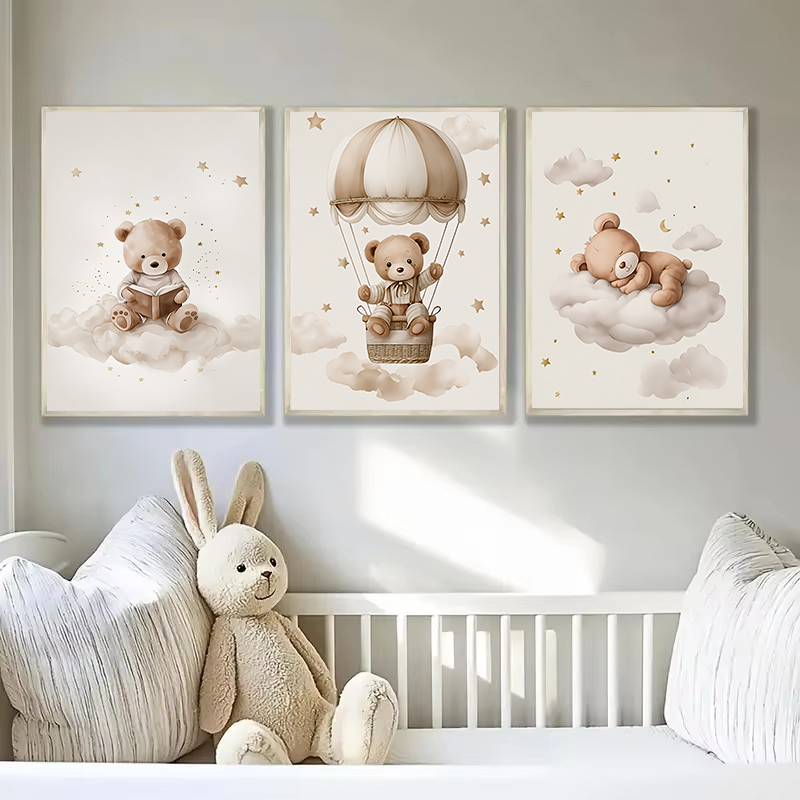 3pcs/set Bohemian Teddy Bear A - Home Office Photos ulasan dan harga