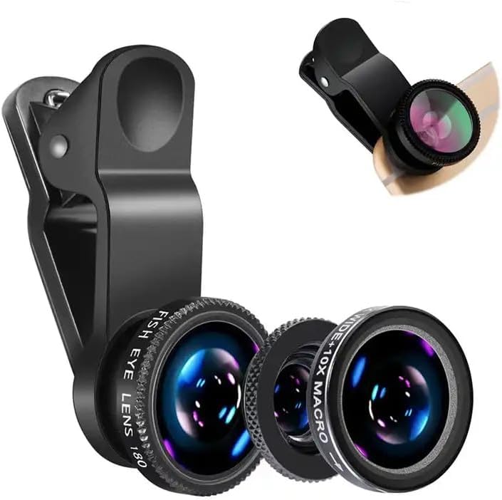 3in1 Fisheye Wide Angle Micro  - Home Office Zoom ulasan dan harga